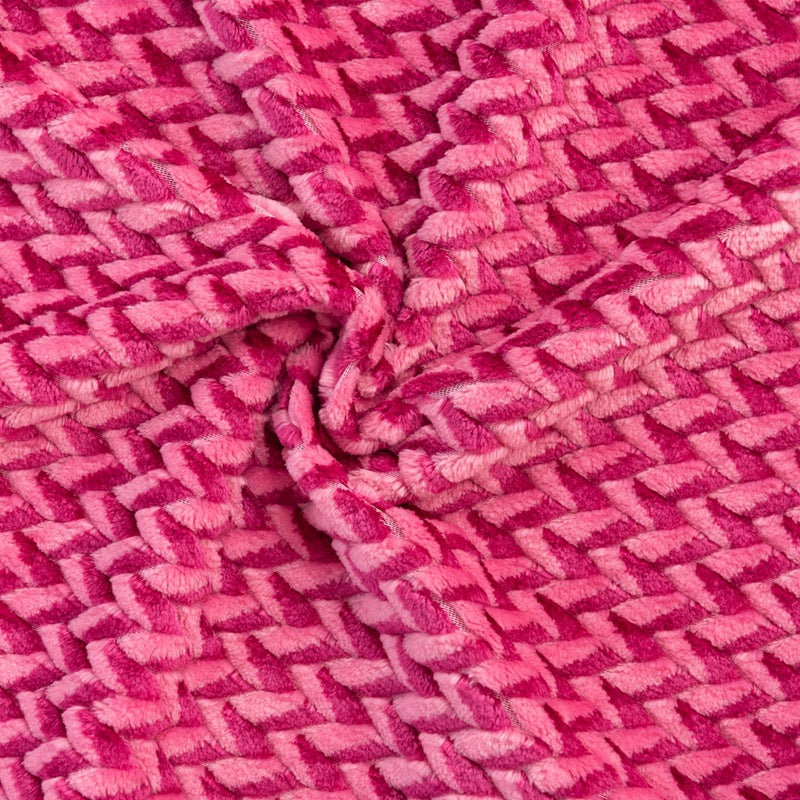 Women's cuddly blanket with elegant cable pattern Bowlift