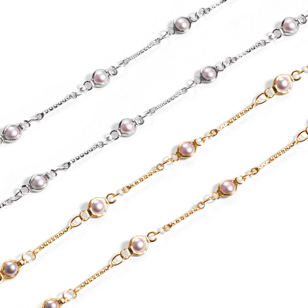 Premium Pearl-Accented Eyewear Chain Bowlift