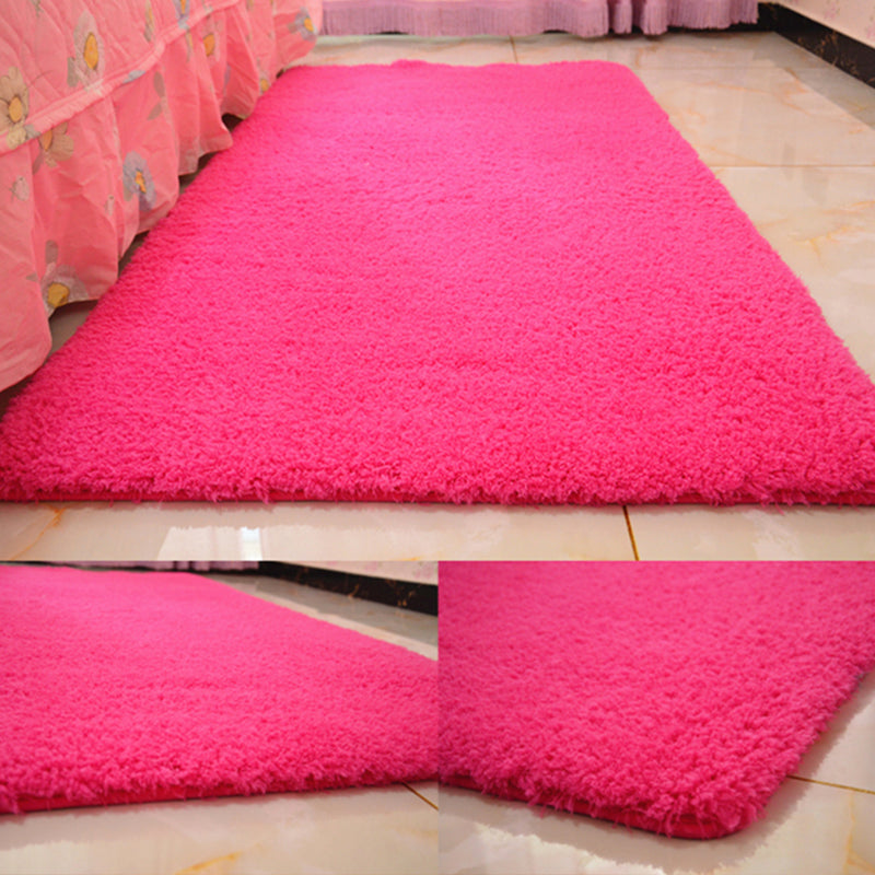 BowLift | Casual Rug Acrylic Solid Color Rug Easy Care Indoor Rug for Bedroom