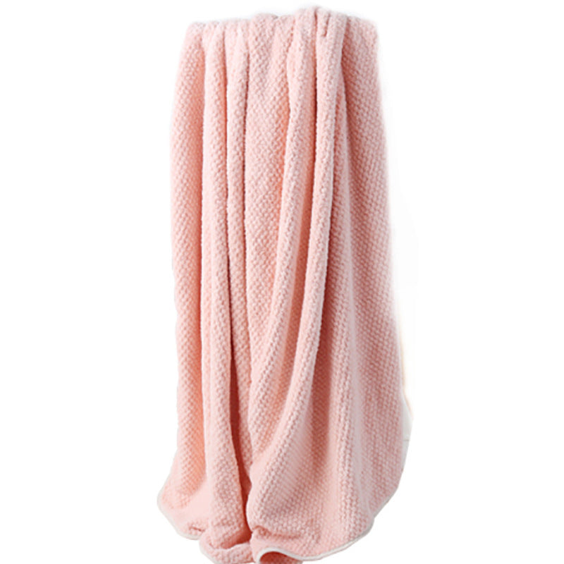 Textured Knit Bath Towel Bowlift