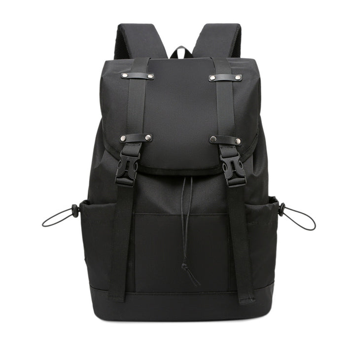Stylish Leaf-Patterned Backpack Bowlift