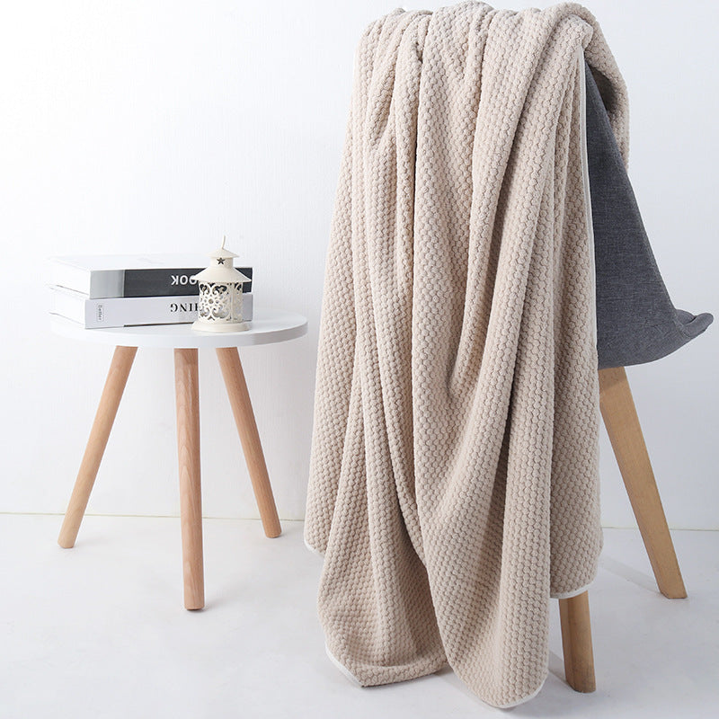 Textured Knit Bath Towel Bowlift