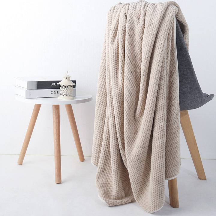 Textured Knit Bath Towel Bowlift