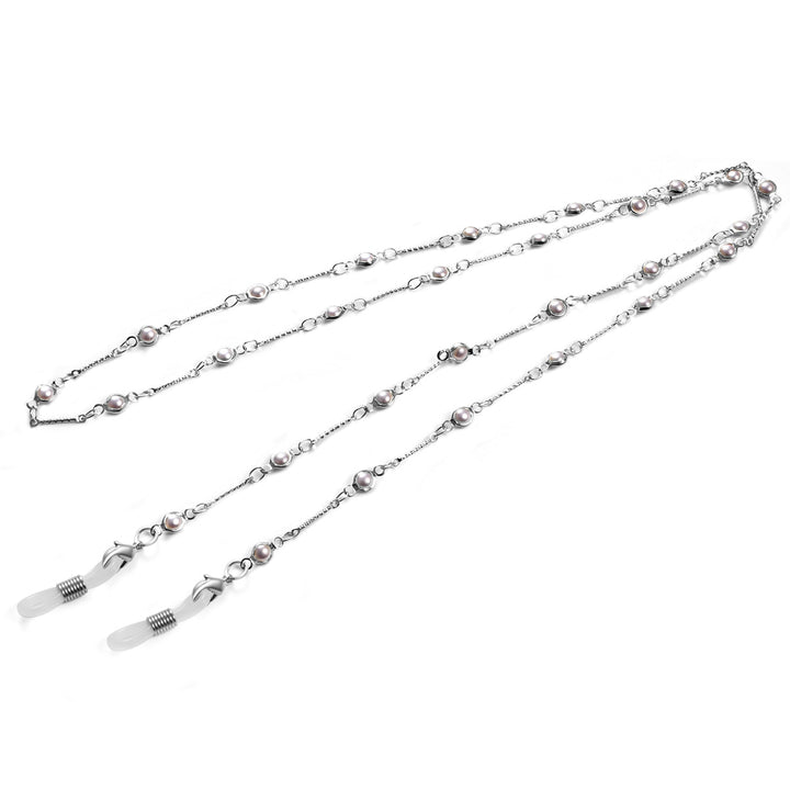 Premium Pearl-Accented Eyewear Chain Bowlift