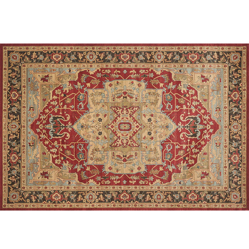 BowLift | Natural Living Room Carpet Multicolor Geo Pattern Indoor Carpet Polypropylene Non-Slip Machine Washable Area Rug