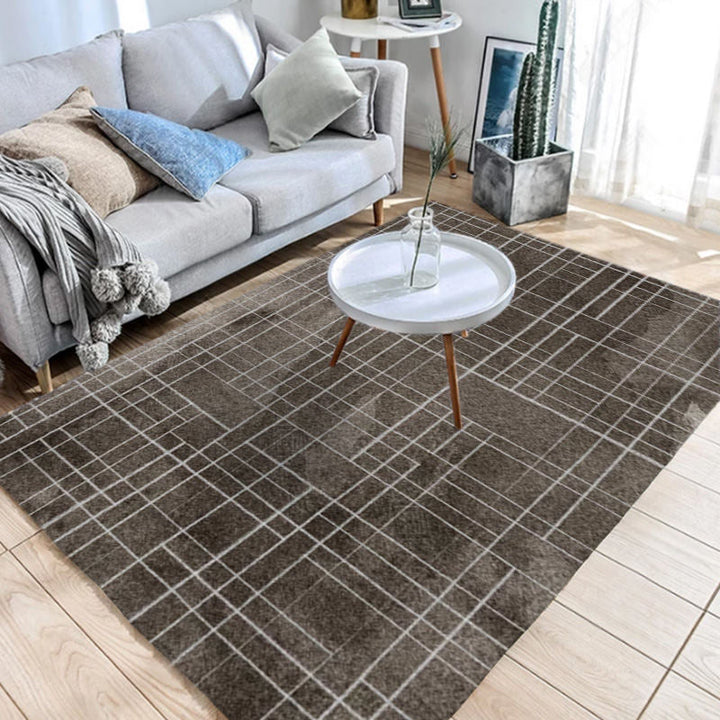 BowLift | Southwest Geo Pattern Rug Multicolored Polyester Area Rug Easy Care Pet Friendly Washable Area Rug for Rooms