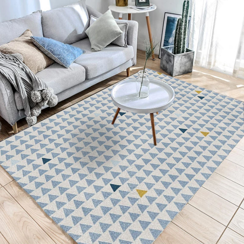 BowLift | Southwest Geo Pattern Rug Multicolored Polyester Area Rug Easy Care Pet Friendly Washable Area Rug for Rooms