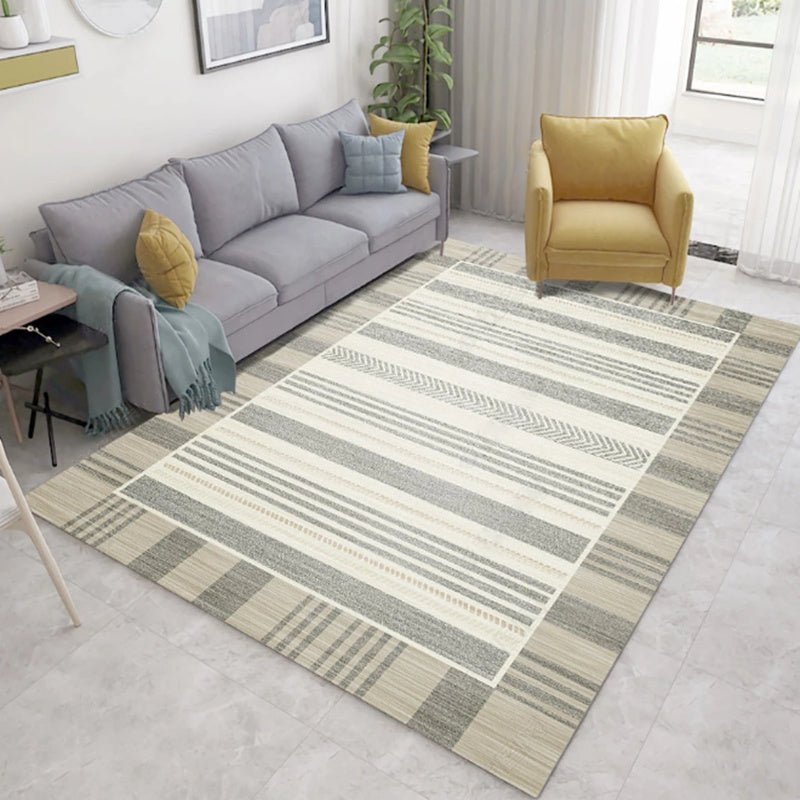 BowLift | Southwest Geo Pattern Rug Multicolored Polyester Area Rug Easy Care Pet Friendly Washable Area Rug for Rooms
