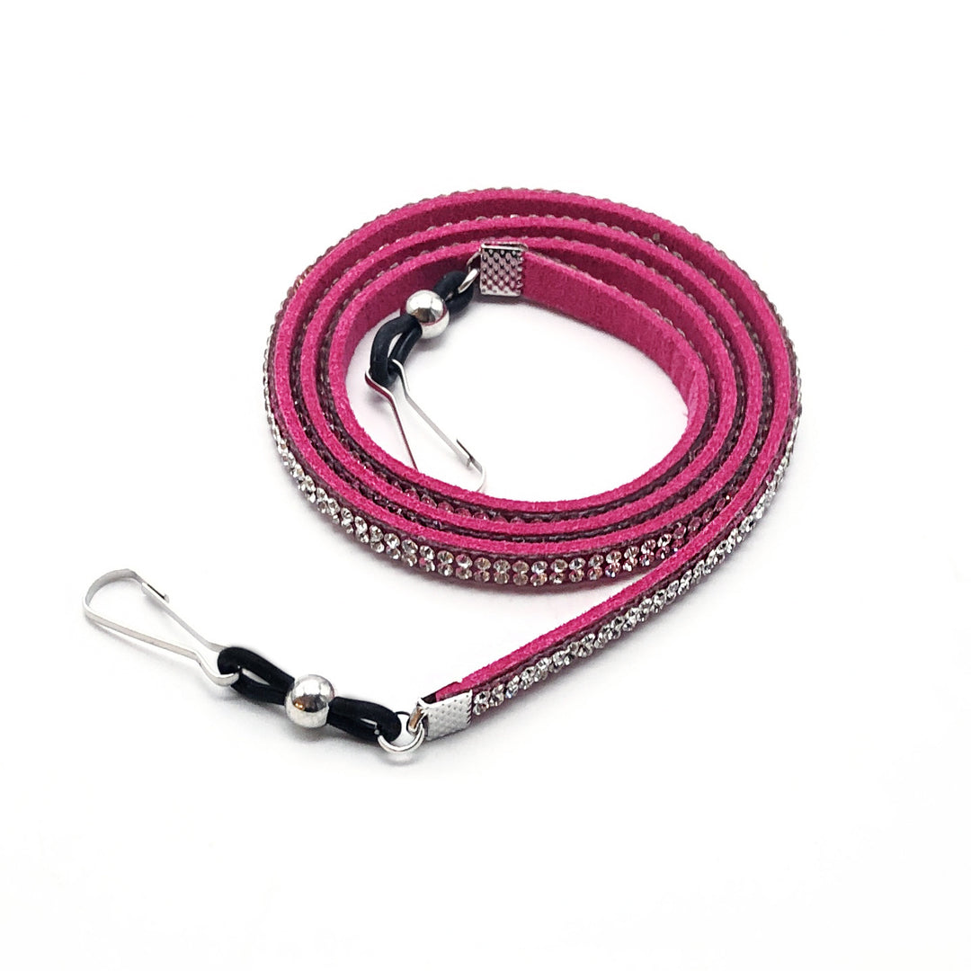 Rhinestone-Embellished Dog Leash Bowlift