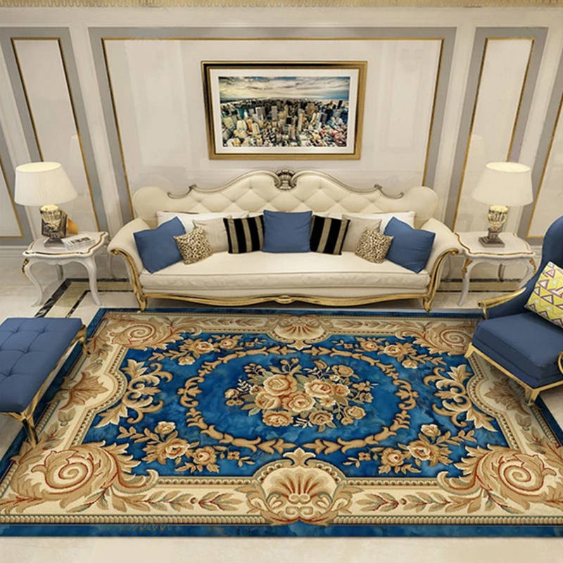 BowLift | Olden Parlor Rug Multicolored Floral Pattern Rug Synthetic Maintenance Friendly Stain Resistant Washable Rug