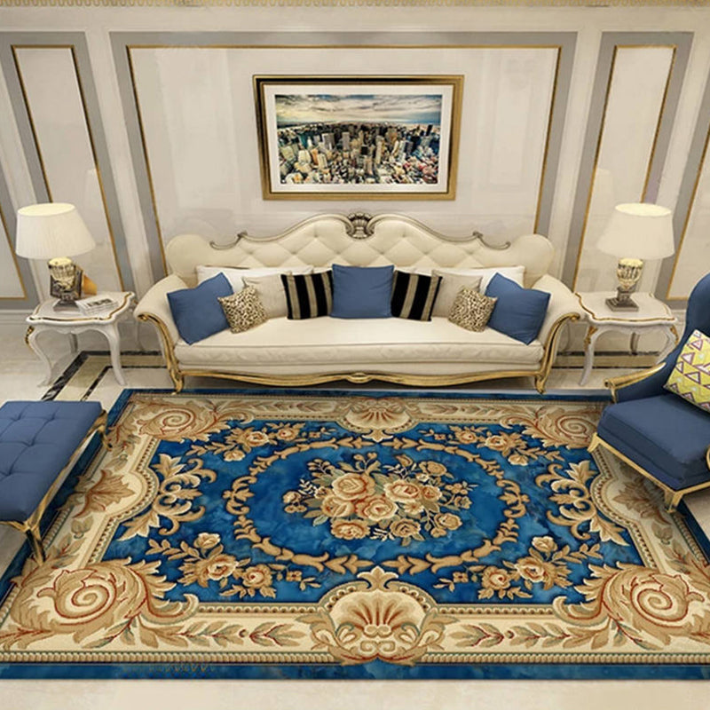 BowLift | Olden Parlor Rug Multicolored Floral Pattern Rug Synthetic Maintenance Friendly Stain Resistant Washable Rug
