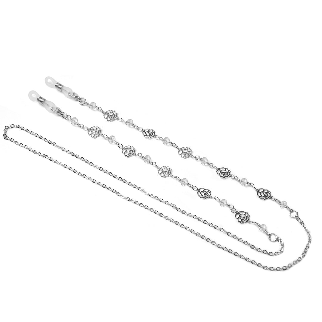 Decorative Floral Eyewear Chain Bowlift