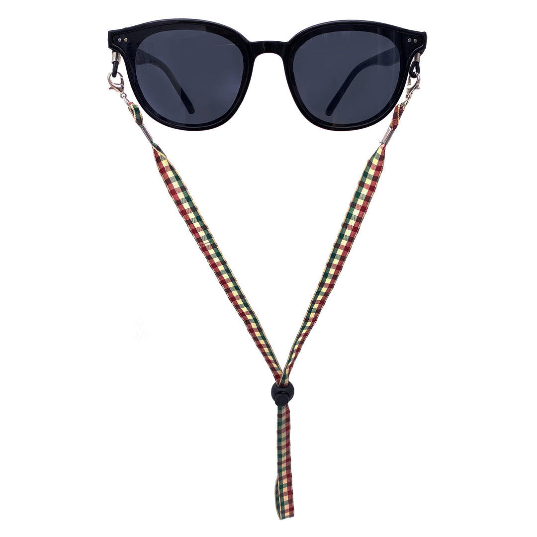 Stylish Plaid Eyewear Holder Bowlift