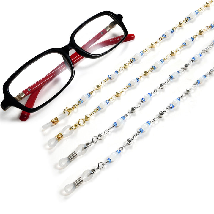 Chic Beaded Eyewear Chain Bowlift