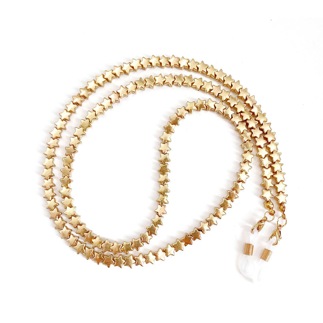 Beaded Eyewear Retainer Chain Bowlift