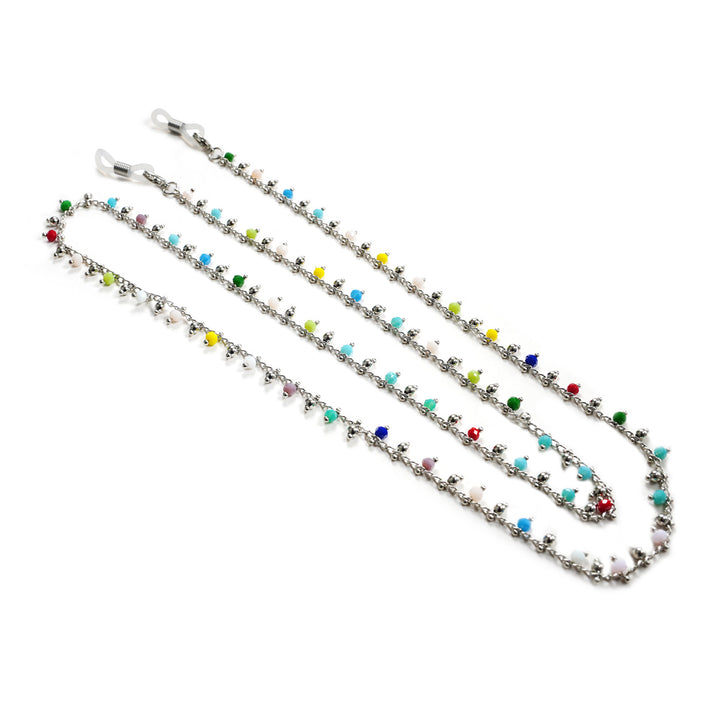 Colorful Beaded Eyewear Retainer Chain Bowlift