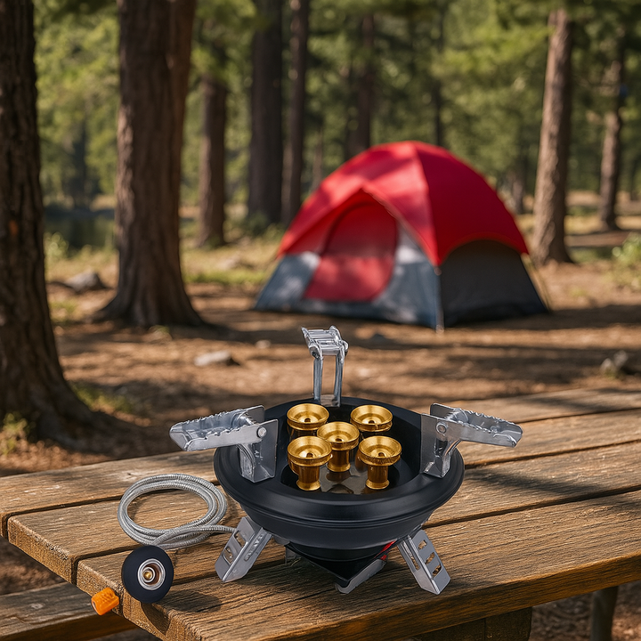 BowLift | Portable Multi-Burner Quick Ignition Outdoor Gas Cooker