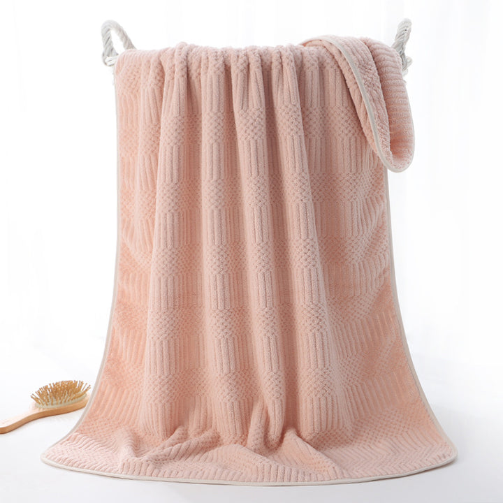 Premium Quick-Dry Microfiber Chevron Bath Sheet Bowlift