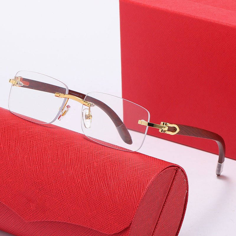 Women elegant rectangular sunglasses with high-quality metal frame and polarized lenses Bowlift