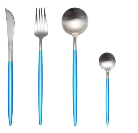 BowLift | 24-Piece Stainless Steel Gold-Silver Luxury Cutlery Set – RoyalGlow