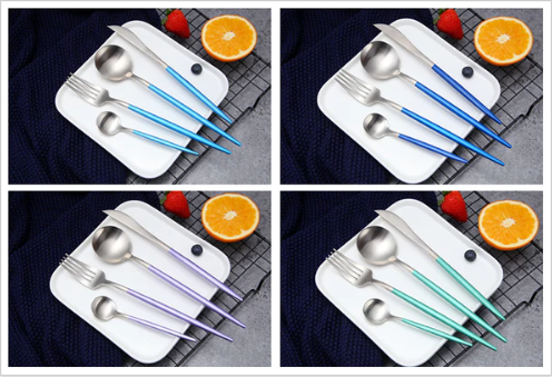 BowLift | 24-Piece Stainless Steel Gold-Silver Luxury Cutlery Set – RoyalGlow