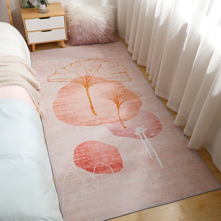BowLift | Casual Kids Room Rug Multicolor Cartoon Pattern Indoor Rug Cotton Blend Non-Slip Pet Friendly Area Rug