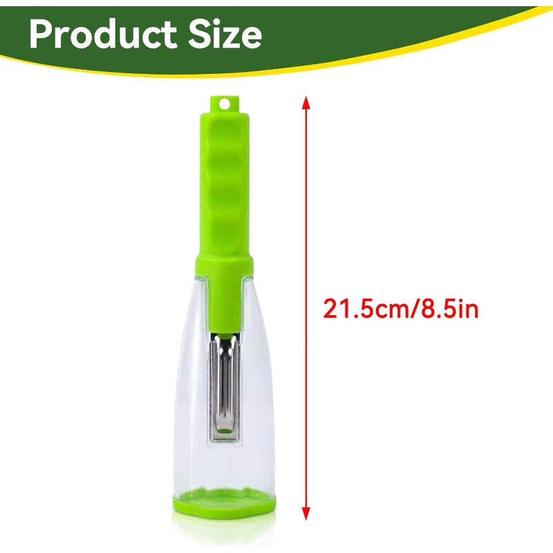 Vegetable Peeler with Container Bowlift
