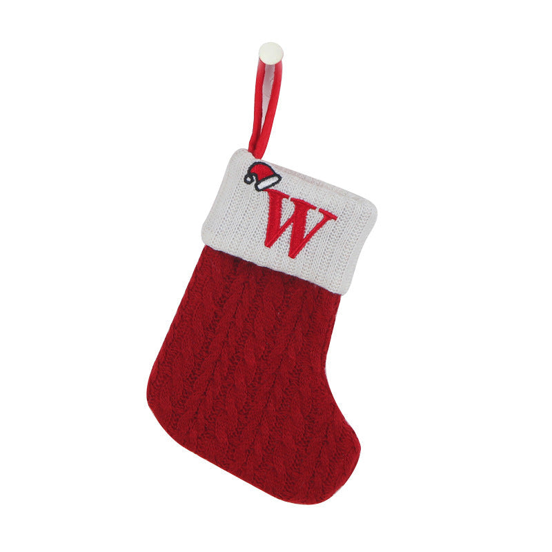 BowLift | Christmas Letter Knit Stocking