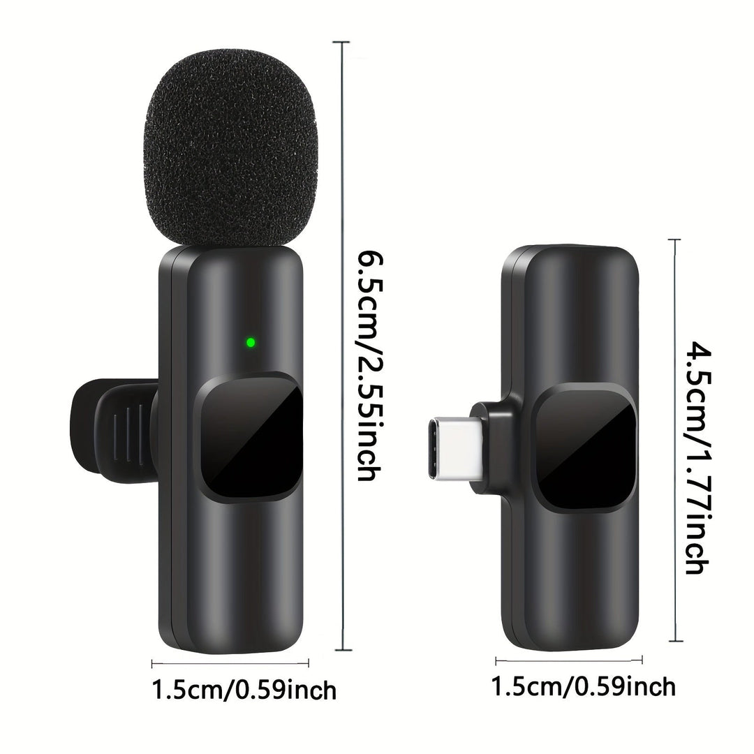 BowLift | Wireless Lavalier Microphone for Video Recordings and Livestreaming – Compact Design with High Sound Quality and USB-C Connection