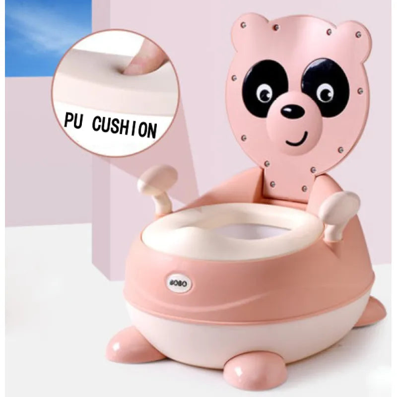 BowLift | Potty chair for children in panda shape – Soft baby potty with PU seat