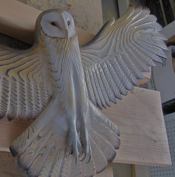 BowLift | Wooden Wall Decoration – Owl “Majestic”