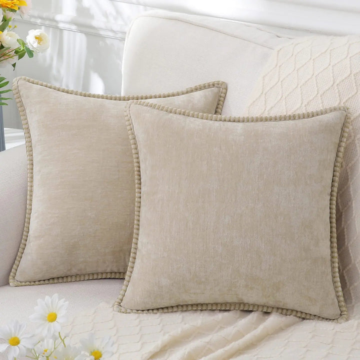 BowLift | Soft Chenille Velvet Throw Pillow Cover