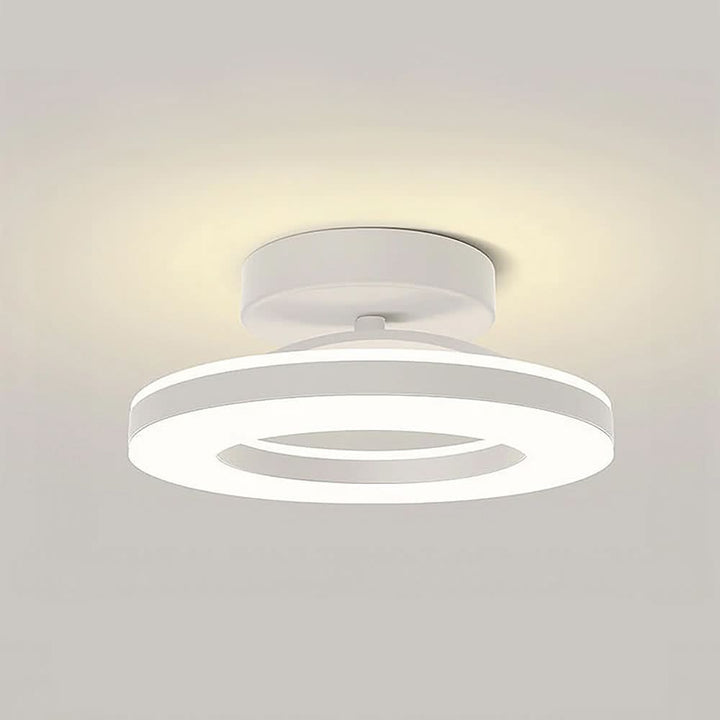 BowLift | ZAYNO Black LED Ceiling Light – Modern Flush Mount