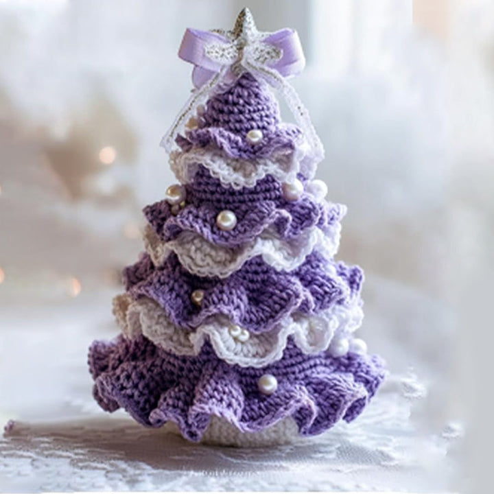 BowLift | PearlPine – Elegant hand-crocheted Christmas trees