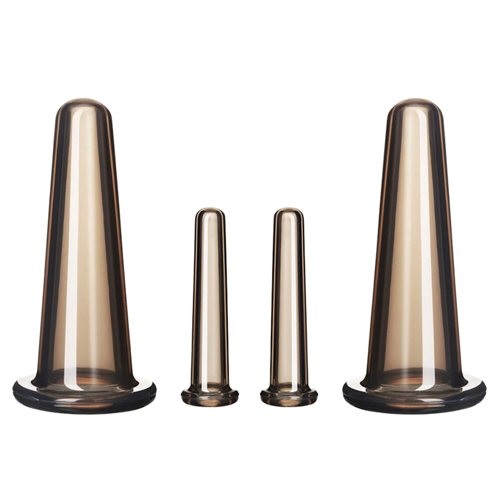 BowLift | 4 Silicone Cups for Facial Massage Cupping