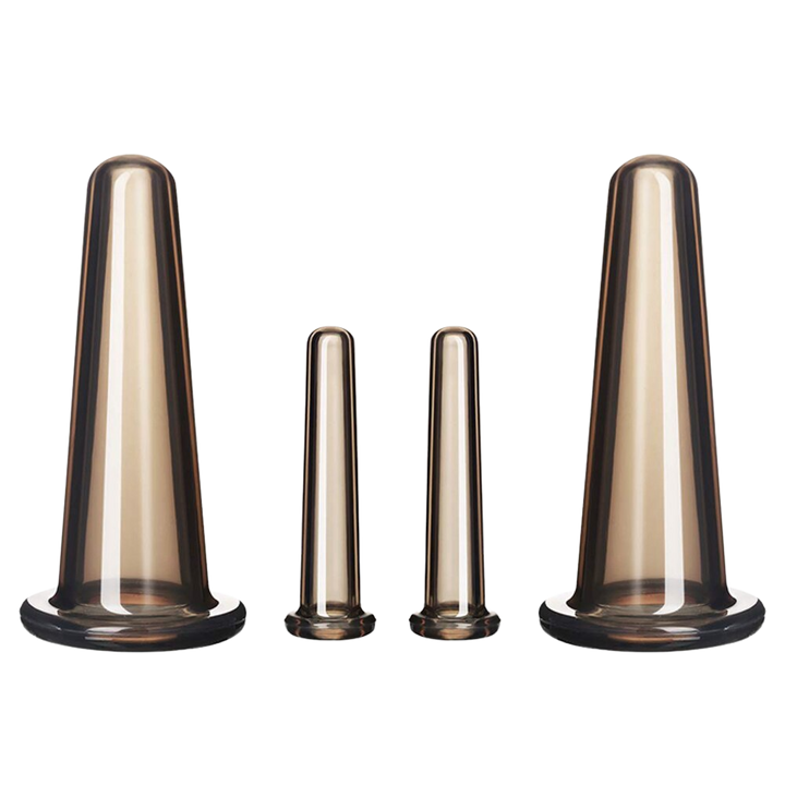 BowLift | 4 Silicone Cups for Facial Massage Cupping