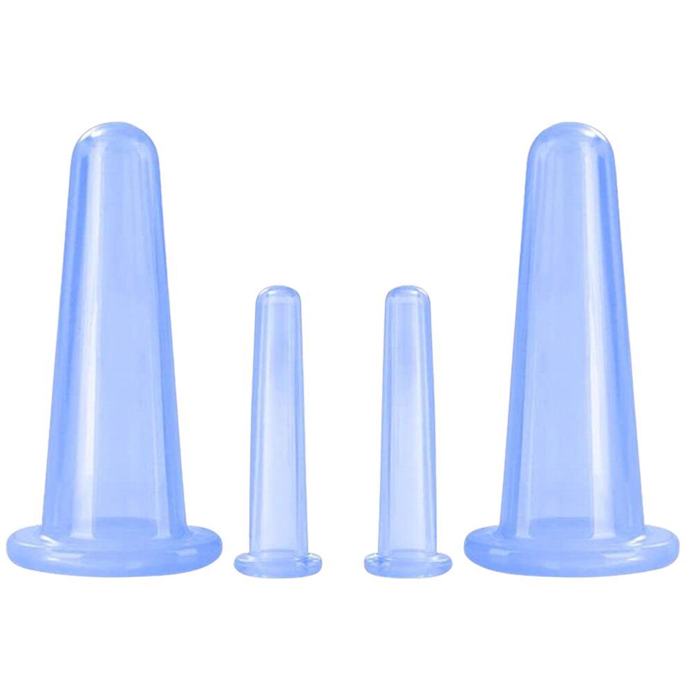 BowLift | 4 Silicone Cups for Facial Massage Cupping