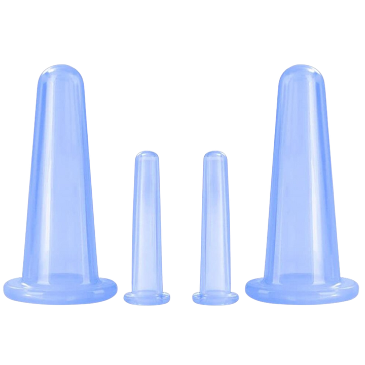 BowLift | 4 Silicone Cups for Facial Massage Cupping