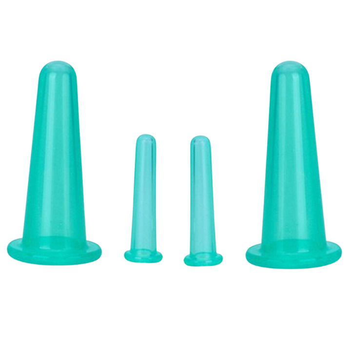 BowLift | 4 Silicone Cups for Facial Massage Cupping