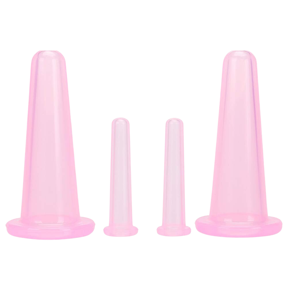 BowLift | 4 Silicone Cups for Facial Massage Cupping