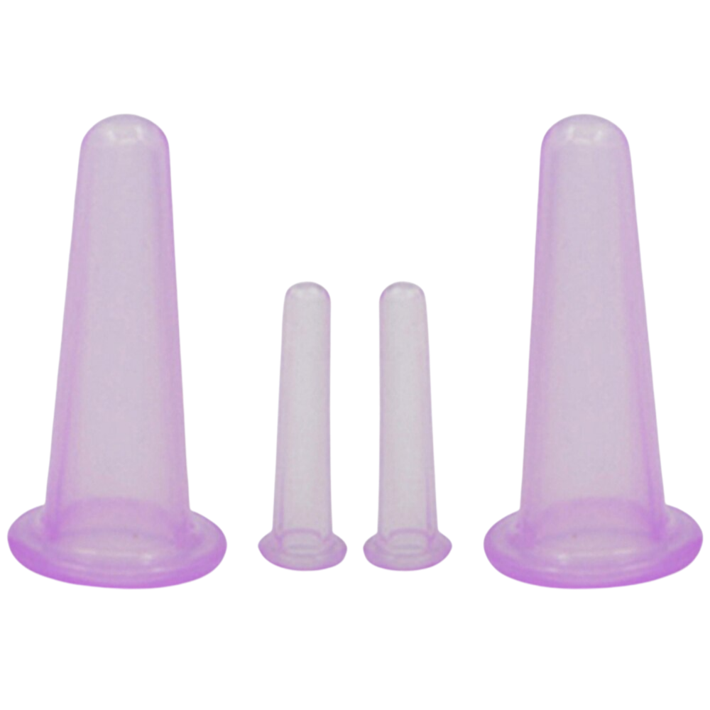 BowLift | 4 Silicone Cups for Facial Massage Cupping