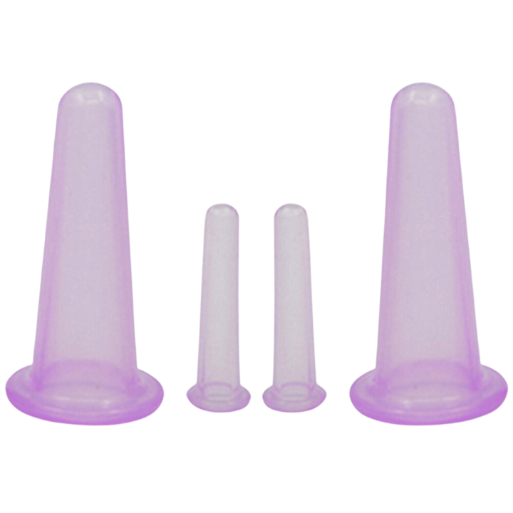 BowLift | 4 Silicone Cups for Facial Massage Cupping