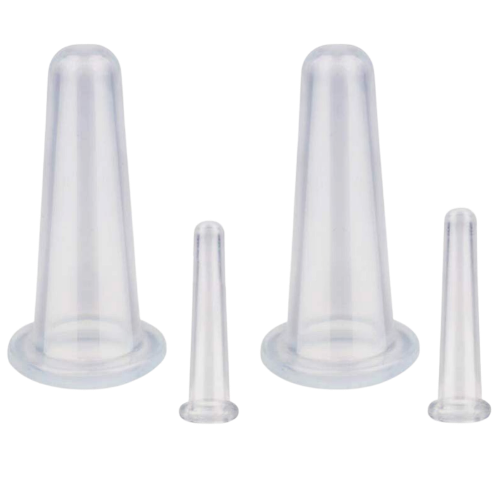 BowLift | 4 Silicone Cups for Facial Massage Cupping