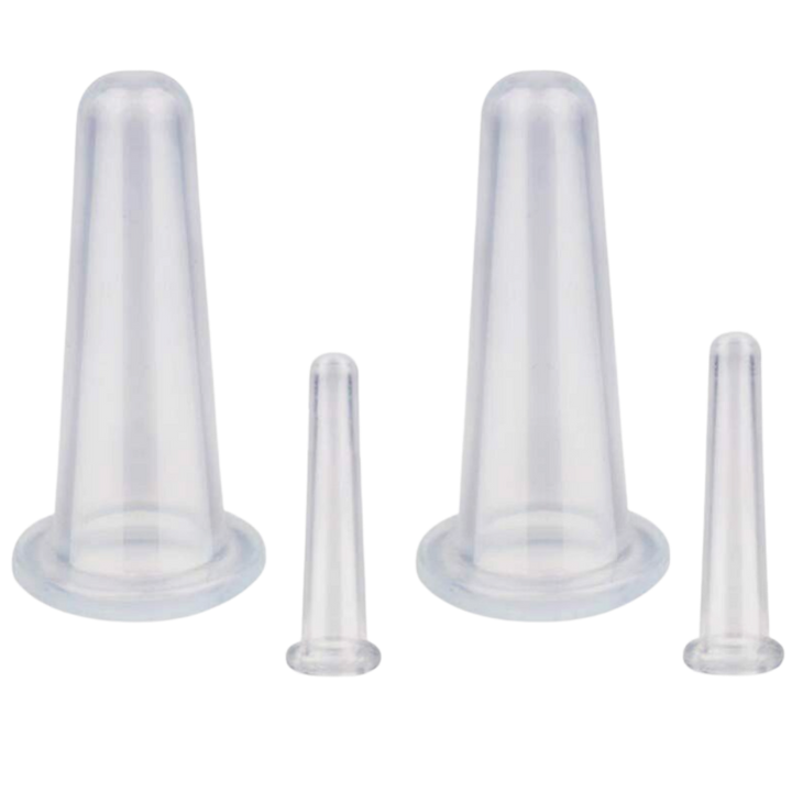 BowLift | 4 Silicone Cups for Facial Massage Cupping