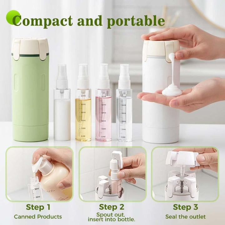 4-in-1 Travel Toiletry Dispenser Bowlift