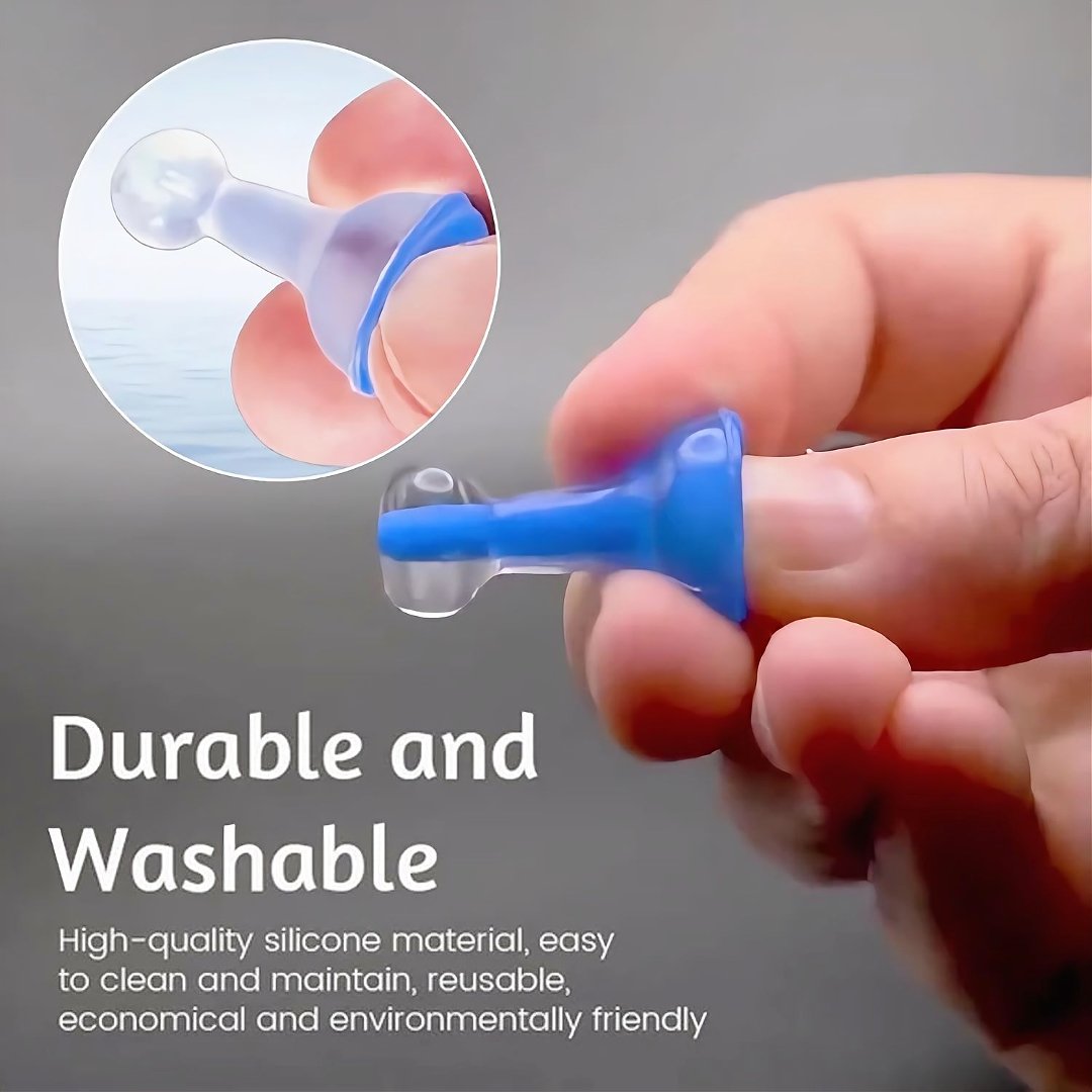 BowLift | Reusable Inflatable Earplugs | Noise Cancelling & Waterproof | Medical Silicone | 35dB