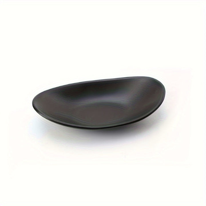 BlackTray - Elegant Oval Storage Tray for Jewelry Bowlift