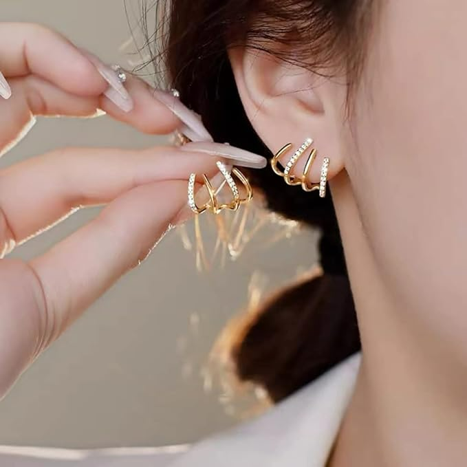 BowLift | Women’s Twist Earrings | Lightweight Statement Jewelry | Hypoallergenic Finish