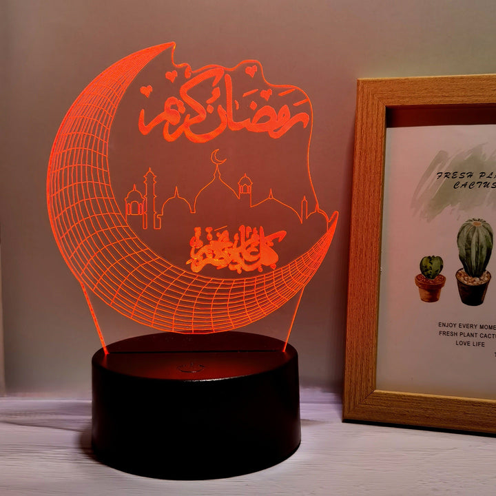 MoonPalace - 3D Color Night Lamp Touch Bowlift