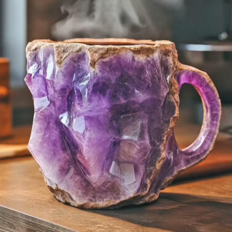 CrystalBrew - Luxe Kristallen Koffiemok voor Thuis Bowlift
